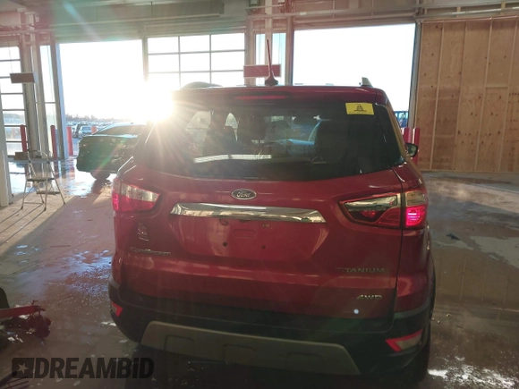 2019 Ford EcoSport Titanium with VIN MAJ6S3KL0KC310265, listed as a IAAI auction lot 41390172 with 93,731 mi miles and . Bid and sale history available at DreamBid. Image 17.