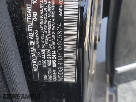 2013 Mercedes-Benz C 250 Sport с VIN WDDGF4HB4DA805824, выставлен на аукционе Copart как лот 61940825 с пробегом Не указан миль и Списание • Salvage title. История ставок и продаж доступна на DreamBid. Изображение 12.
