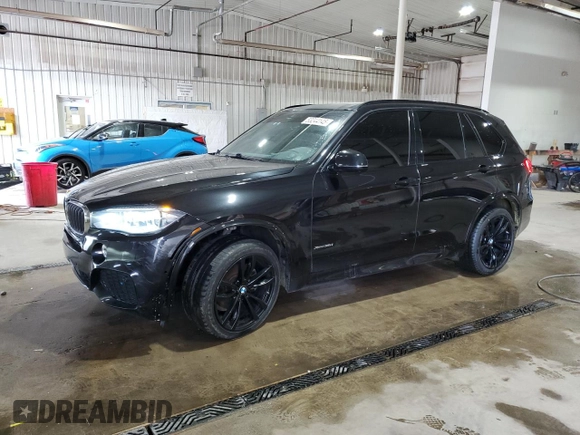 2018 BMW X5 xDrive35i with VIN 5UXKR0C5XJ0X91529, listed as a Copart auction lot 53244145 with 132,249 mi miles and Salvage Title. Bid and sale history available at carsss.com. Image 1.