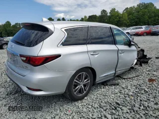 2019 Infiniti QX60 Pure with VIN 5N1DL0MM3KC521717, listed as a Copart auction lot 55483915 with 118,757 mi miles and Salvage title. Bid and sale history available at DreamBid. Image 3.