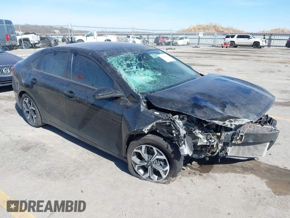 2019 Kia Forte LXS with VIN 3KPF24AD0KE108674, listed as a IAAI auction lot 41764134 with 83,887 mi miles. Bid and sale history available at carsss.com. Image 1.