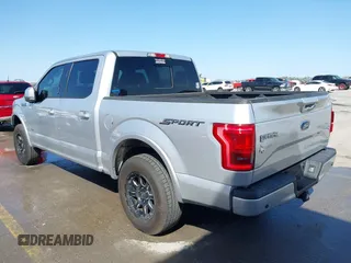 2015 Ford F-150 XL with VIN 1FTEW1CG3FFC93000, listed as a IAAI auction lot 41858746 with 106,815 mi miles. Bid and sale history available at carsss.com. Image 3.