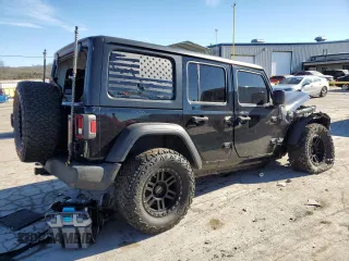 2021 Jeep Wrangler Unlimited Sport S with VIN 1C4HJXDN8MW544814, listed as a Copart auction lot 89372105 with Not Provided miles and Salvage Title. Bid and sale history available at carsss.com. Image 3.