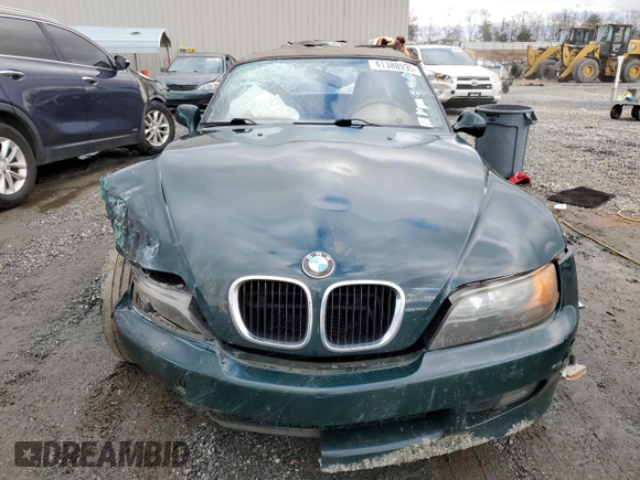 1996 BMW 3 Series Z3 1.9 with VIN 4USCH7329TLB71714, listed as a Copart auction lot 41388935 with 108,570 mi miles and Salvage Title. Bid and sale history available at carsss.com. Image 5.