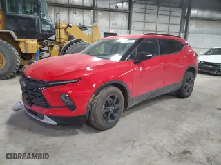 2024 Chevrolet Blazer LT with VIN 3GNKBJR44RS171295, listed as a Copart auction lot 47431225 with 18,699 mi miles and Salvage Title. Bid and sale history available at carsss.com. Image 1.