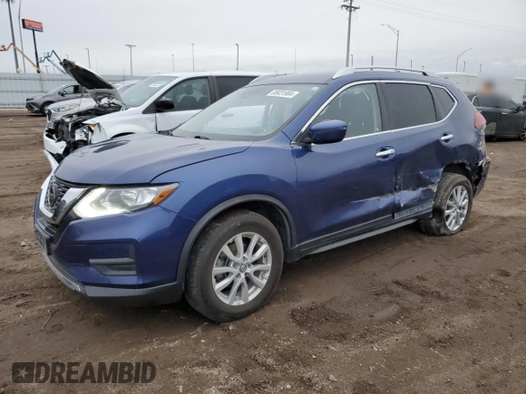 2020 Nissan Rogue S with VIN KNMAT2MV8LP535974, listed as a Copart auction lot 85031984 with 121,811 mi miles and Salvage Title. Bid and sale history available at carsss.com. Image 1.