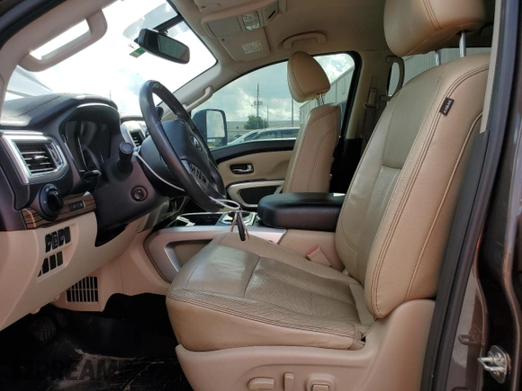 2016 Nissan Titan XD Platinum Reserve with VIN 1N6BA1F20GN500500, listed as a Copart auction lot 75396354 with 164,966 mi miles and Salvage Title. Bid and sale history available at carsss.com. Image 7.