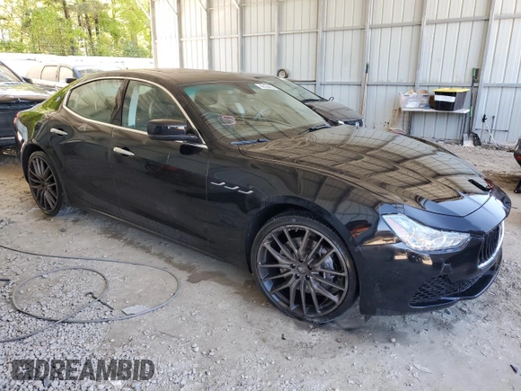 2015 Maserati Ghibli with VIN ZAM57XSA8F1129778, listed as a Copart auction lot 49164064 with 45,422 mi miles. Bid and sale history available at carsss.com. Image 4.