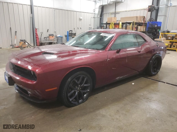 2020 Dodge Challenger SXT with VIN 2C3CDZAG7LH194984, listed as a Copart auction lot 45482085 with 26,865 mi miles and Salvage Title. Bid and sale history available at carsss.com. Image 1.