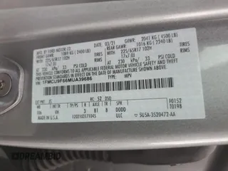 2021 Ford Escape S with VIN 1FMCU9F66MUA39686, listed as a Copart auction lot 59488645 with 51,589 mi miles and Salvage title. Bid and sale history available at DreamBid. Image 12.