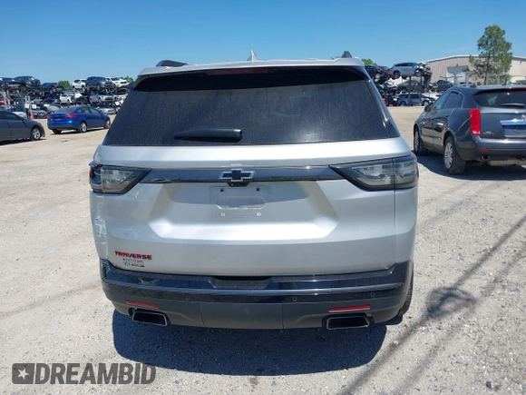 2020 Chevrolet Traverse Premier with VIN 1GNERKKW2LJ278087, listed as a IAAI auction lot 41891671 with 59,172 mi miles and . Bid and sale history available at DreamBid. Image 17.