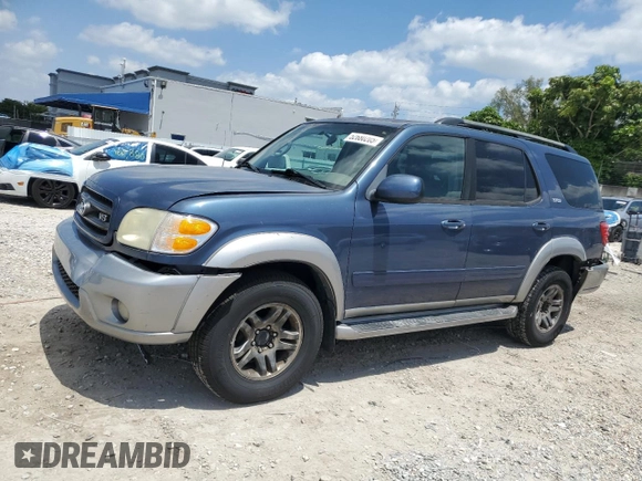 2003 Toyota Sequoia SR5 with VIN 5TDBT44A03S188921, listed as a Copart auction lot 52680205 with 236,946 mi miles and Salvage Title. Bid and sale history available at DreamBid. Image 1.
