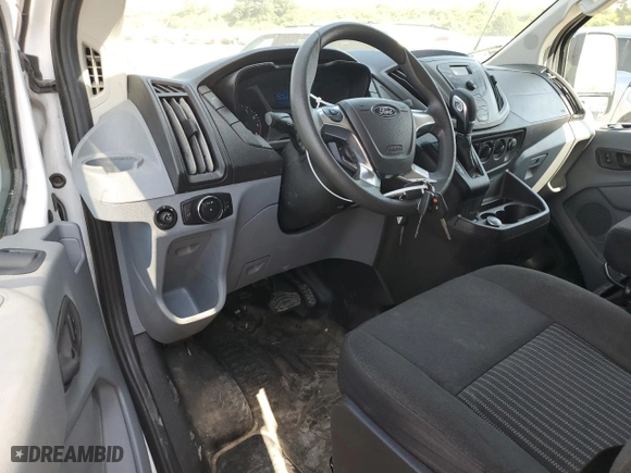 2018 Ford Transit Van with VIN 1FTYR1ZM0JKA88963, listed as a Copart auction lot 59646454 with 55,702 mi miles and Salvage Title. Bid and sale history available at carsss.com. Image 8.