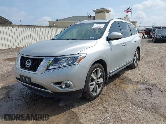 2015 Nissan Pathfinder S with VIN 5N1AR2MM6FC720408, listed as a IAAI auction lot 42752896 with 203,795 mi miles and . Bid and sale history available at DreamBid. Image 17.