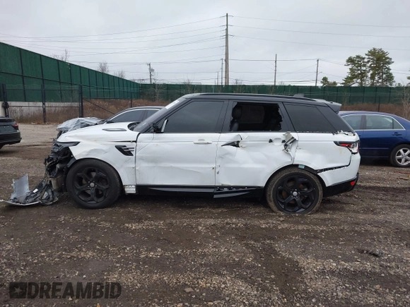 2018 Land Rover Range Rover Sport HSE with VIN SALWR2RK2JA697059, listed as a IAAI auction lot 41131005 with 44,254 mi miles. Bid and sale history available at carsss.com. Image 14.
