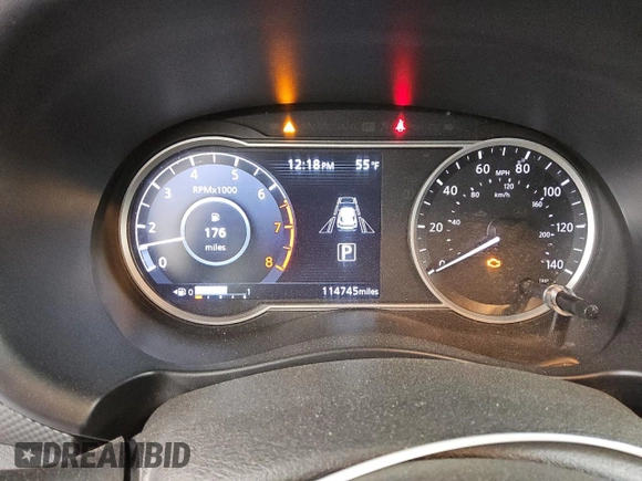 2020 Nissan Kicks SV with VIN 3N1CP5CV7LL478942, listed as a Copart auction lot 54542495 with 114,745 mi miles and Clean Title. Bid and sale history available at carsss.com. Image 9.