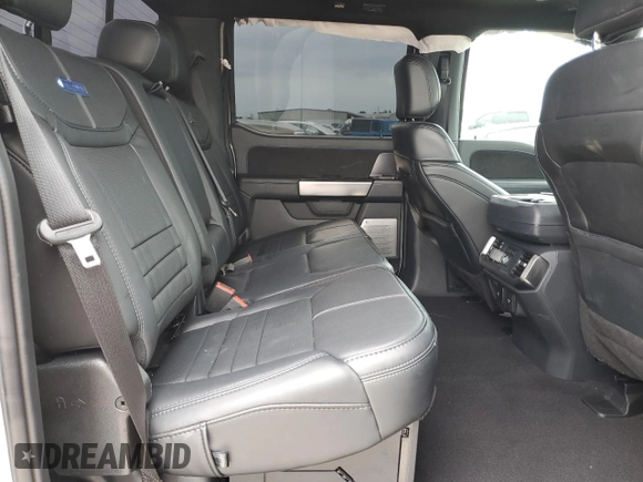 2024 Ford F-150 with VIN 1FTFW7LD9RFB23046, listed as a Copart auction lot 52367945 with 7,166 mi miles and Salvage title. Bid and sale history available at DreamBid. Image 10.