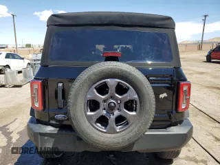 2022 Ford Bronco with VIN 1FMDE5BH7NLB14159, listed as a Copart auction lot 54911305 with 20,539 mi miles and Salvage title. Bid and sale history available at DreamBid. Image 6.