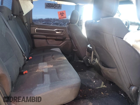 2019 Ram 1500 Big Horn/Lone Star with VIN 1C6RRFFG9KN805156, listed as a Copart auction lot 47454455 with 191,482 mi miles and Salvage Title. Bid and sale history available at carsss.com. Image 10.