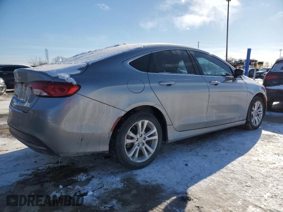 2015 Chrysler 200 Limited with VIN 1C3CCCAB5FN714485, listed as a Copart auction lot 45490505 with 146,295 mi miles and Clean Title. Bid and sale history available at carsss.com. Image 3.