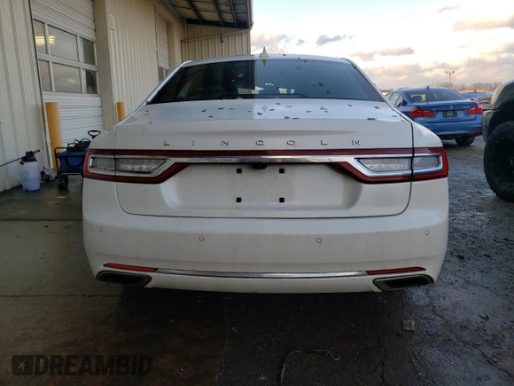 2020 Lincoln Continental Standard with VIN 1LN6L9PK3L5602990, listed as a Copart auction lot 85198644 with 0 mi miles and Non Repairable. Bid and sale history available at carsss.com. Image 6.