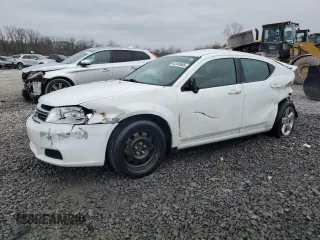 2013 Dodge Avenger with VIN 1C3CDZAB8DN665053, listed as a Copart auction lot 44249065 with 156,338 mi miles and Salvage Title. Bid and sale history available at DreamBid. Image 1.