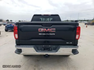 2020 GMC Sierra 1500 SLE with VIN 1GTR8BEK8LZ248583, listed as a Copart auction lot 70676584 with 71,511 mi miles and Salvage Title. Bid and sale history available at carsss.com. Image 6.
