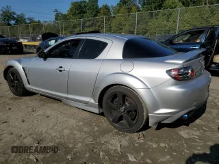 2004 Mazda RX-8 with VIN JM1FE17N040129638, listed as a Copart auction lot 72496364 with 57,966 mi miles and Salvage Title. Bid and sale history available at carsss.com. Image 2.