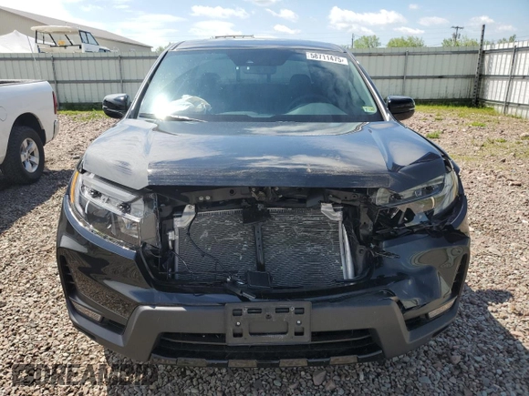 2024 Honda Ridgeline Black Edition with VIN 5FPYK3F8XRB028731, listed as a Copart auction lot 58711475 with 7,775 mi miles and Salvage title. Bid and sale history available at DreamBid. Image 5.
