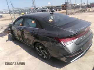 2024 Hyundai Elantra Limited with VIN KMHLP4DG4RU818145, listed as a IAAI auction lot 41881179 with 3,128 mi miles and . Bid and sale history available at DreamBid. Image 3.