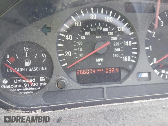 1997 BMW 3 Series M3 with VIN WBSBG9325VEY74708, listed as a IAAI auction lot 41483333 with 266,074 mi miles and . Bid and sale history available at DreamBid. Image 7.