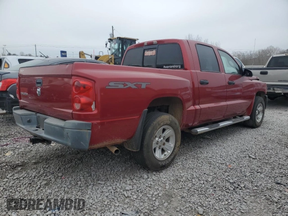 2008 Dodge Dakota SXT with VIN 1D7HE38K18S541785, listed as a Copart auction lot 89347225 with 139,435 mi miles and Salvage Title. Bid and sale history available at DreamBid. Image 3.