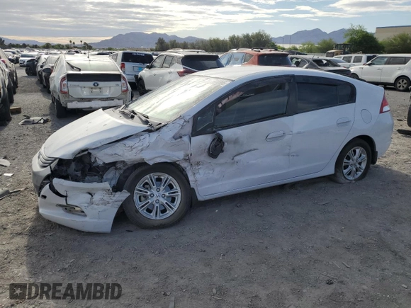 2010 Honda Insight EX z VIN JHMZE2H75AS007066, wystawiony jako Copart lot #54910995 z przebiegiem 107 658 mil mil oraz Szkoda całkowita • Salvage title. Historia ofert i sprzedaży dostępna na DreamBid. Obrazek 1.