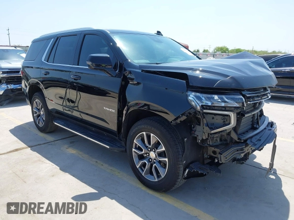 2024 Chevrolet Tahoe LT with VIN 1GNSCNKD7RR374098, listed as a IAAI auction lot 41849542 with 7,227 mi miles and . Bid and sale history available at DreamBid. Image 1.