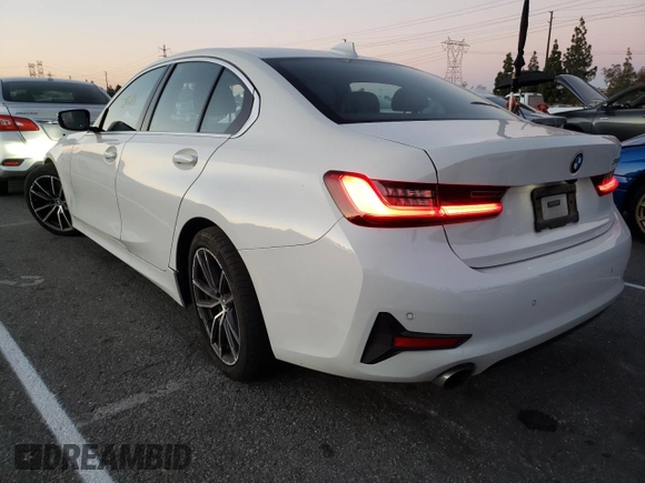2019 BMW 3 Series 330i with VIN WBA5R1C53KFH24354, listed as a Copart auction lot 67731272 with 26,107 mi miles. Bid and sale history available at carsss.com. Image 2.