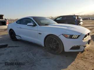 2017 Ford Mustang GT with VIN 1FA6P8CF6H5254062, listed as a Copart auction lot 42668835 with 88,655 mi miles and Salvage title. Bid and sale history available at DreamBid. Image 4.