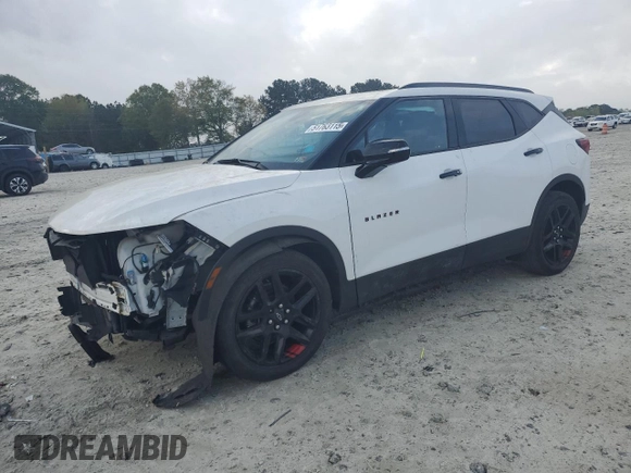 2021 Chevrolet Blazer LT with VIN 3GNKBJRS2MS534264, listed as a Copart auction lot 51763115 with 62,030 mi miles and Clean title. Bid and sale history available at DreamBid. Image 1.