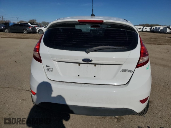 2013 Ford Fiesta SE with VIN 3FADP4EJ8DM194534, listed as a Copart auction lot 51283375 with 88,660 mi miles and Salvage Title. Bid and sale history available at carsss.com. Image 6.
