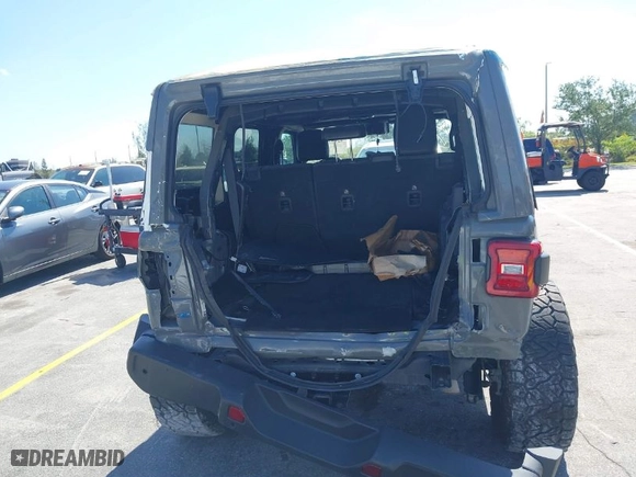2022 Jeep Wrangler 4xe Unlimited Rubicon with VIN 1C4JJXR62NW189370, listed as a IAAI auction lot 42043547 with 38,277 mi miles. Bid and sale history available at carsss.com. Image 16.