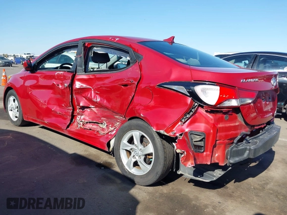 2014 Hyundai Elantra SE z VIN KMHDH4AE3EU215699, wystawiony jako IAAI lot #42096176 z przebiegiem 82 209 mil mil oraz . Historia ofert i sprzedaży dostępna na DreamBid. Obrazek 3.