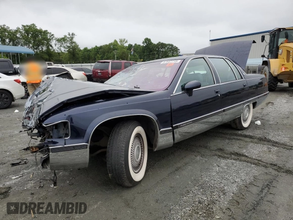 1994 Cadillac Fleetwood z VIN 1G6DW52P8RR724215, wystawiony jako Copart lot #57547715 z przebiegiem Nie podano mil oraz Szkoda całkowita • Salvage title. Historia ofert i sprzedaży dostępna na DreamBid. Obrazek 1.