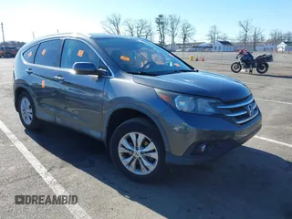 2013 Honda CR-V EX-L z VIN 2HKRM4H71DH663641, wystawiony jako IAAI lot #41842733 z przebiegiem 110 706 mil mil oraz . Historia ofert i sprzedaży dostępna na DreamBid. Obrazek 1.