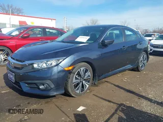 2017 Honda Civic Sedan EX-L with VIN 19XFC1F79HE020486, listed as a IAAI auction lot 41694311 with 77,391 mi miles. Bid and sale history available at carsss.com. Image 17.