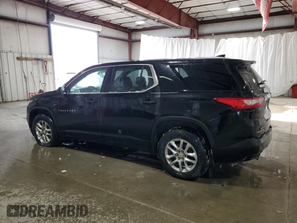 2018 Chevrolet Traverse LS with VIN 1GNEVFKW3JJ142132, listed as a Copart auction lot 41777725 with 126,104 mi miles and Salvage Title. Bid and sale history available at carsss.com. Image 2.