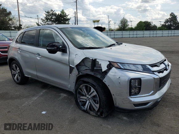 2024 Mitsubishi Outlander Sport S with VIN JA4ARUAU2RU014484, listed as a Copart auction lot 54146795 with 17,248 mi miles and Clean Title. Bid and sale history available at carsss.com. Image 4.