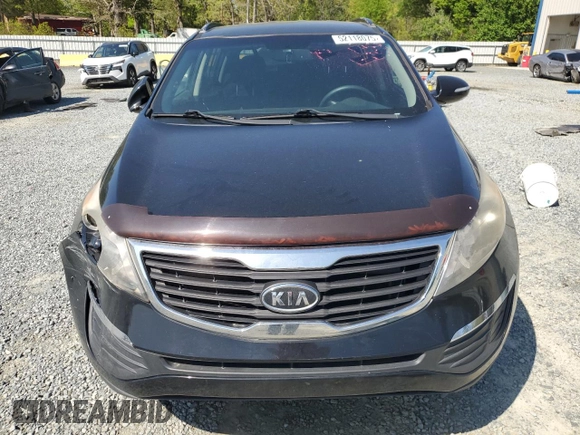 2011 Kia Sportage LX with VIN KNDPB3A29B7153383, listed as a Copart auction lot 52118075 with 191,742 mi miles and Salvage Title. Bid and sale history available at carsss.com. Image 5.