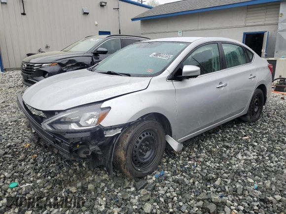 2019 Nissan Sentra S with VIN 3N1AB7AP8KY441549, listed as a Copart auction lot 51128985 with 57,333 mi miles and Clean Title. Bid and sale history available at DreamBid. Image 1.