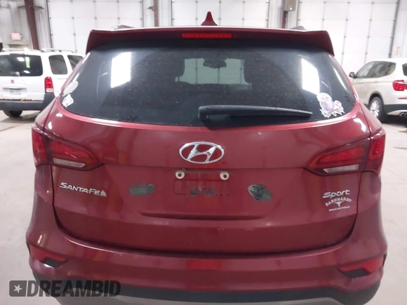 2018 Hyundai Santa Fe 2.4L with VIN 5XYZU3LB6JG514828, listed as a IAAI auction lot 42282610 with 204,030 mi miles and . Bid and sale history available at DreamBid. Image 17.