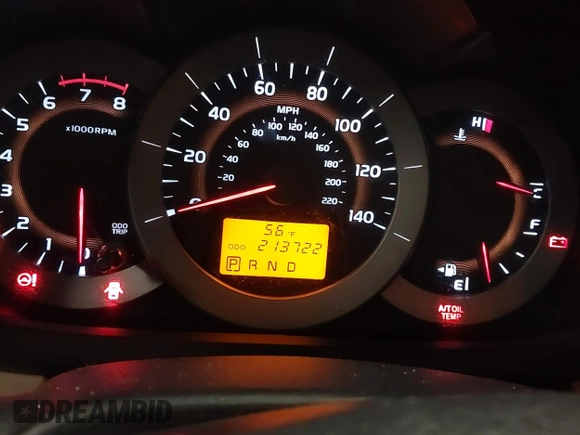 2012 Toyota RAV4 with VIN 2T3BF4DV6CW263680, listed as a IAAI auction lot 42153649 with 213,722 mi miles. Bid and sale history available at carsss.com. Image 16.