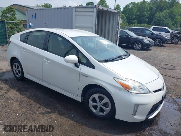 2015 Toyota Prius Four with VIN JTDKN3DU2F0424586, listed as a IAAI auction lot 42502544 with 281,407 mi miles and . Bid and sale history available at DreamBid. Image 1.